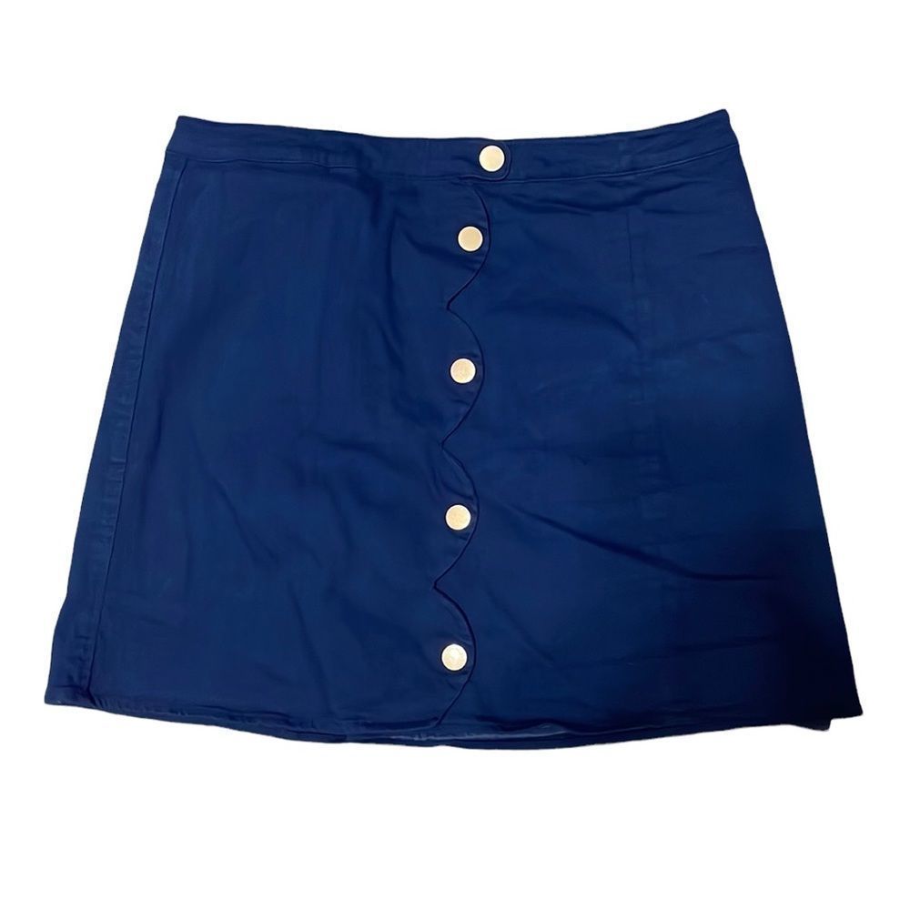 Harper Heritages Scalloped Edge Button Up Skirt